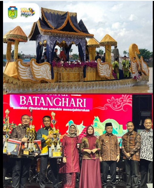 KABUPATEN TEBO RAIH PRESTASI DI PENUTUPAN FESTIVAL BATANGHARI 2025
